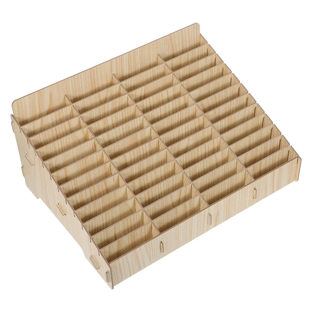 Wood 48-Grid Phone Storage Organizer – Classroom & Office Phone Storage Organizer Richie's