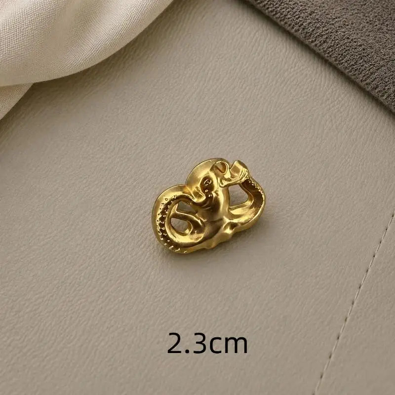 Eye-Shaped Shank Button – Creative Alloy Sweater Accessory Shank Button Richie's A15