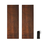 IGT Camping Table Boards – 2-Pack Acacia Wood with Storage Bag Camping Table Boards Richie's as show
