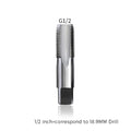 BSP Taper Pipe Tap Metal Thread 1/8" to 3/4" – Straight Flute Pipe Thread Tap Richie's Tap.4