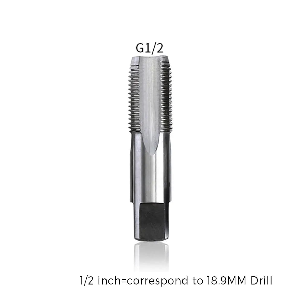 BSP Taper Pipe Tap Metal Thread 1/8" to 3/4" – Straight Flute Pipe Thread Tap Richie's Tap.4