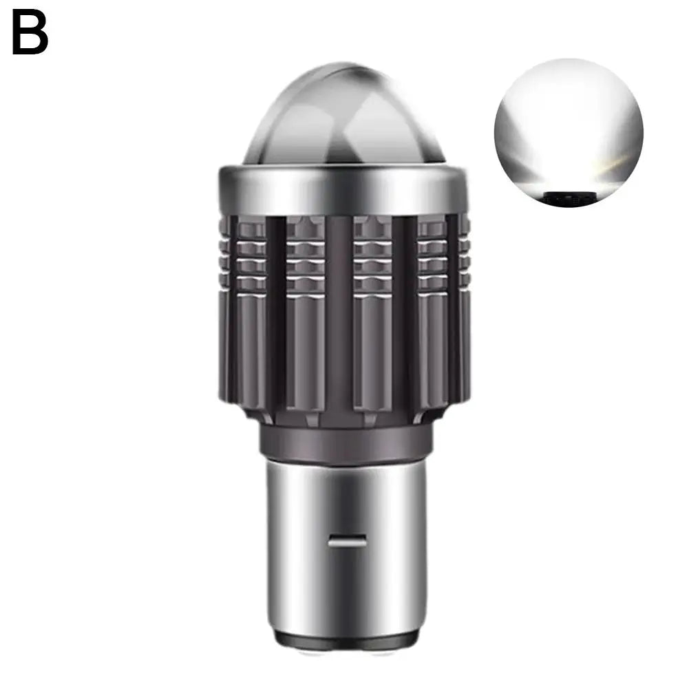 BA20D LED Motorcycle Headlight 12000LM Hi/Lo Beam 12V Fog Lamp LED Motorcycle Headlight Richie's white white