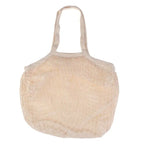 Foldable Cotton Mesh Grocery Tote – Reusable Eco Shopping Bag Reusable Tote Bag Richie's Beige