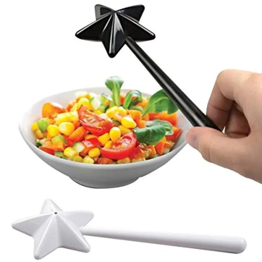 Magic Wand Salt & Pepper Shakers – Star Design Condiment Set Salt & Pepper Shaker Richie's