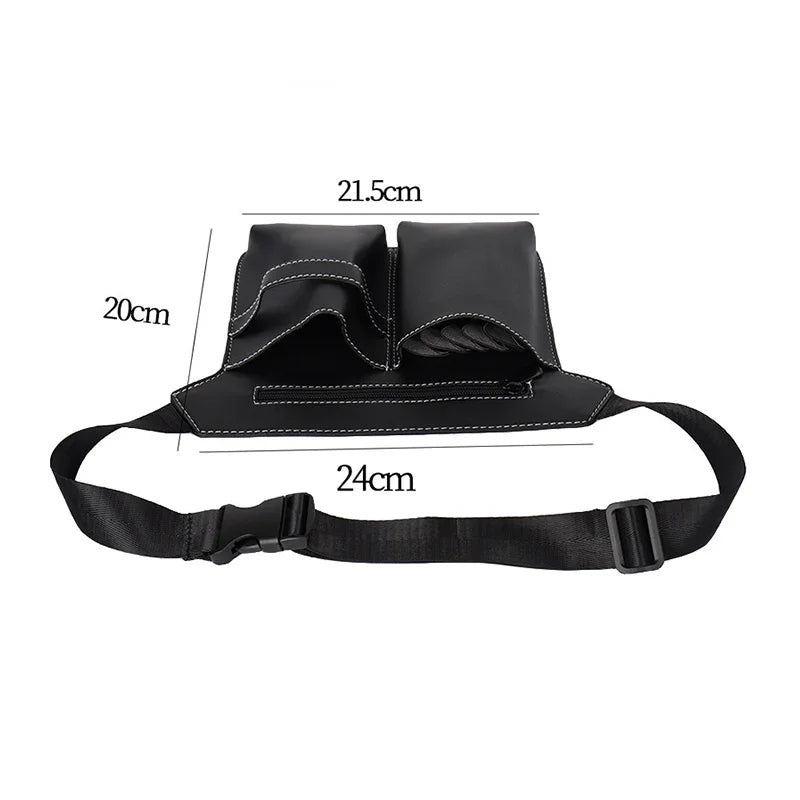 Leather Scissor Pouch Barber Waist Bag | Salon Tool Holder Scissor Waist Bag Richie's
