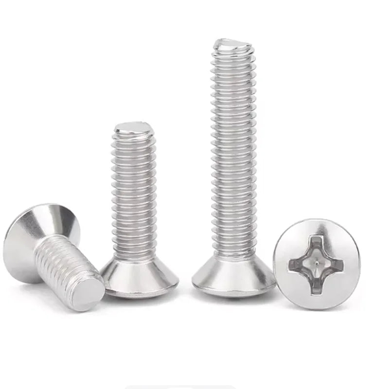 M2–M6 Phillips Oval Head Machine Screws 304 Stainless DIN966 Machine Screws Richie's