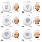 3D Baby Face Silicone Mold – DIY Doll Modification Clay Tool Silicone Craft Mold Richie's