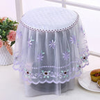 Pastoral Lace Embroidery Dust Cover for Air Fryer & Rice Cooker Appliance Dust Cover Richie's Plum Blossom-2
