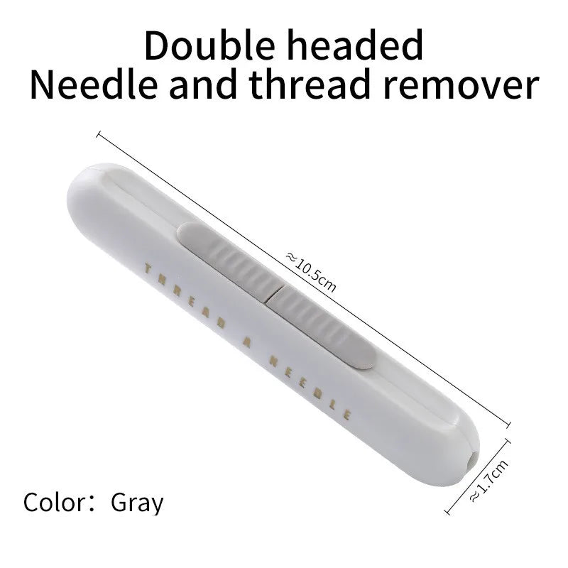2-in-1 Needle Threader & Seam Ripper Sewing Tool Sewing Tool Set Richie's gray