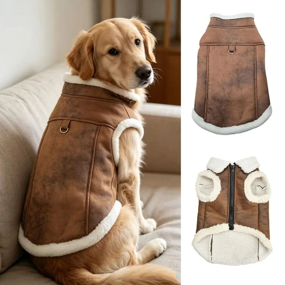 Padded Cotton Dog Sleeveless Vest Jacket – Sizes S to XL Dog Vest Jacket Richie's