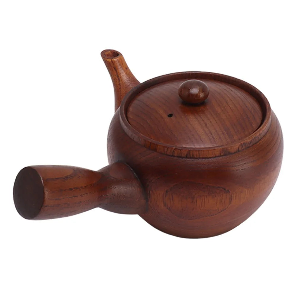 Traditional Wooden Kung Fu Teapot with Stainless Strainer Wooden Teapot Richie's