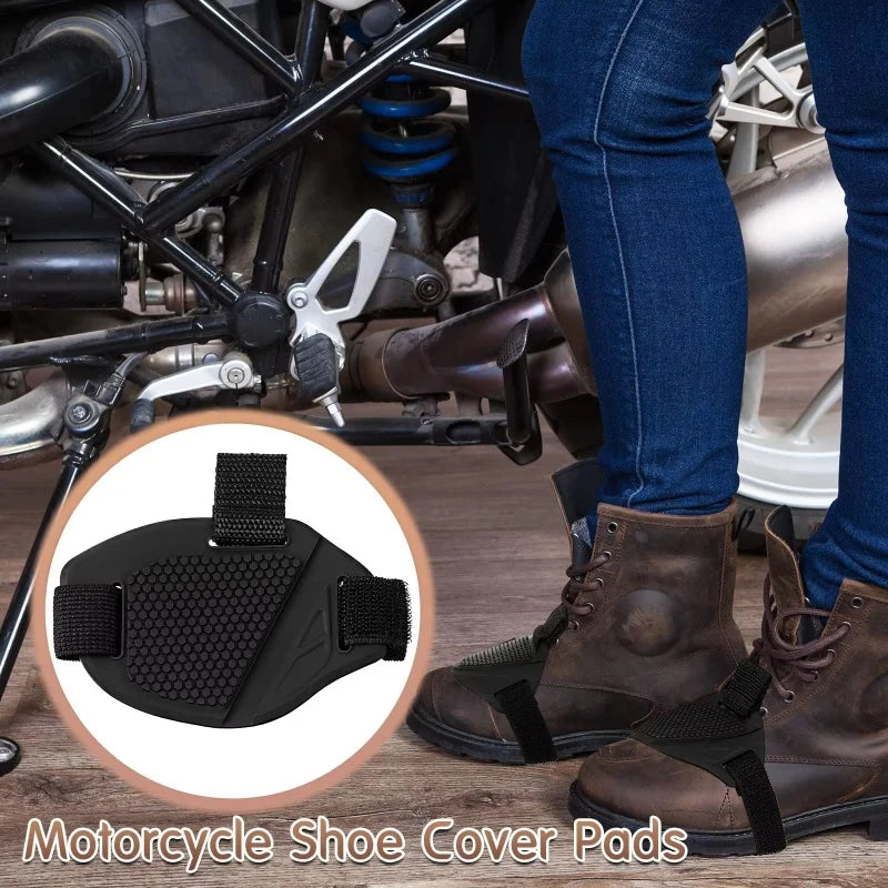 Motorcycle Shifter Pad Rubber Boot Cover – Universal Shoe Protector Motorcycle Shoe Cover Richie's