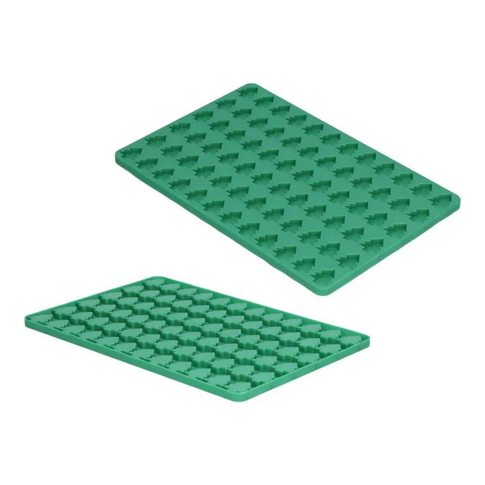 Christmas Tree Silicone Dog Cookie Mold – 72 Cavities Silicone Baking Mold Richie's