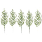 Artificial Pine Branch Sprigs 35cm – 5 or 10 Pack | Evergreen Artificial Pine Branches Richie's 5PCS