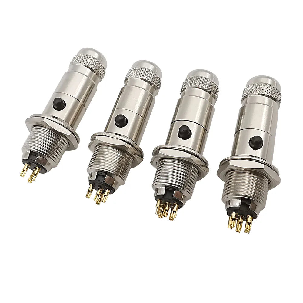 Mini XLR Connector 3/4/5/6 Pin Male Female Audio MIC Plug Audio XLR Connector Richie's