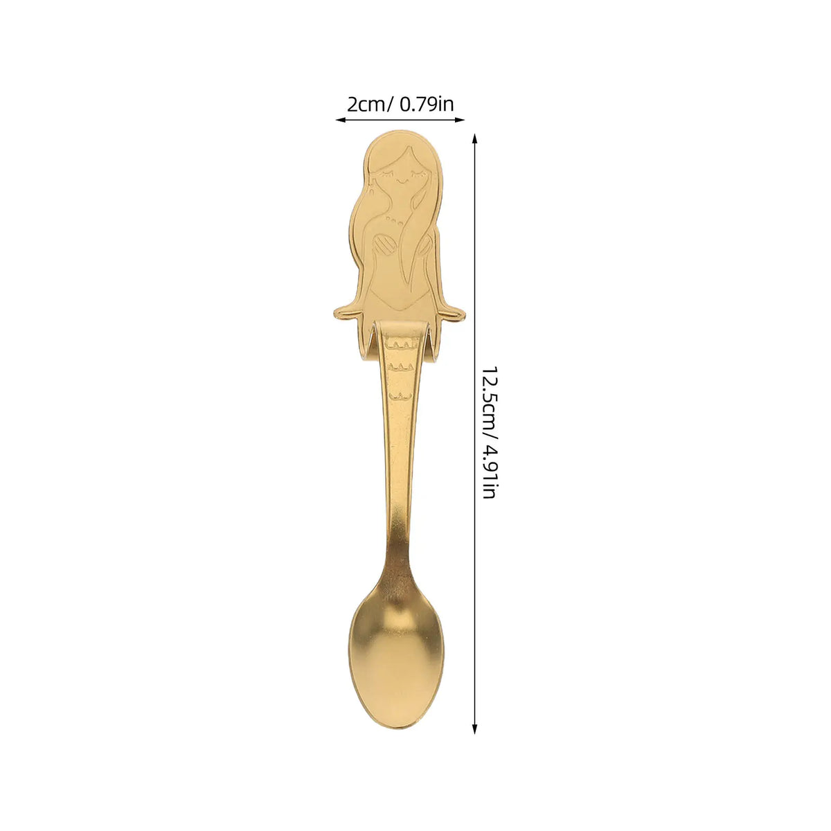 5-Piece Mermaid Handle Stainless Steel Coffee Spoon Set Decorative Spoon Set Richie's