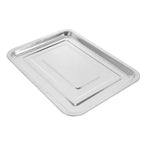 Stainless Steel Rectangular Serving Tray 14" – Buffet Kitchen Serving Tray Richie's