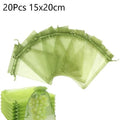 Reusable Mesh Drawstring Bags for Fruit & Vegetable Storage Mesh Storage Bags Richie's 20Pcs 15x20cm