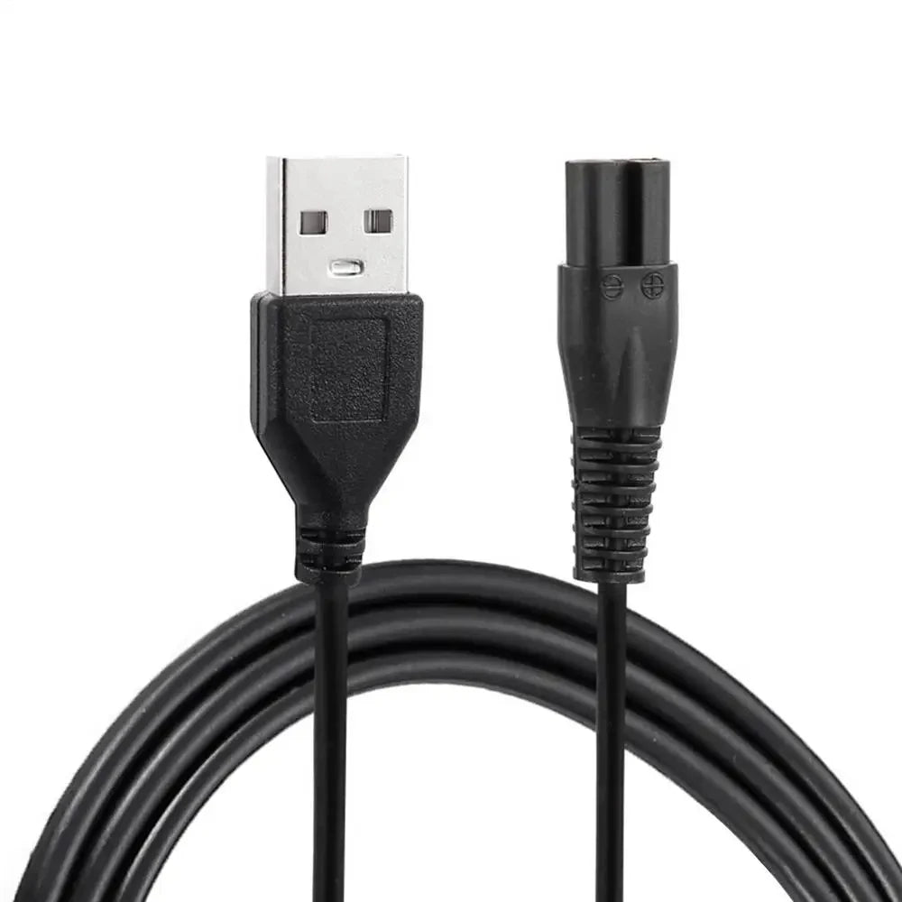 USB Charging Cable for Meridian Electric Shaver & Trimmer USB Charging Cable Richie's black