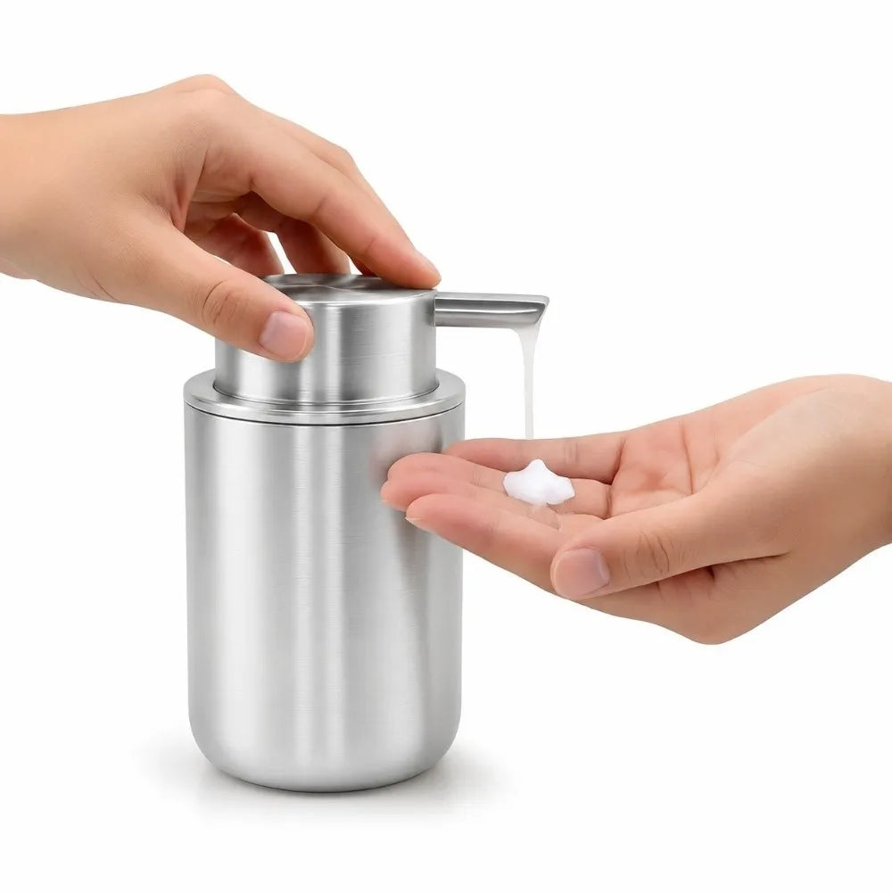 304 Stainless Steel Soap & Lotion Pump Dispenser – 160ml Soap Dispenser Richie's