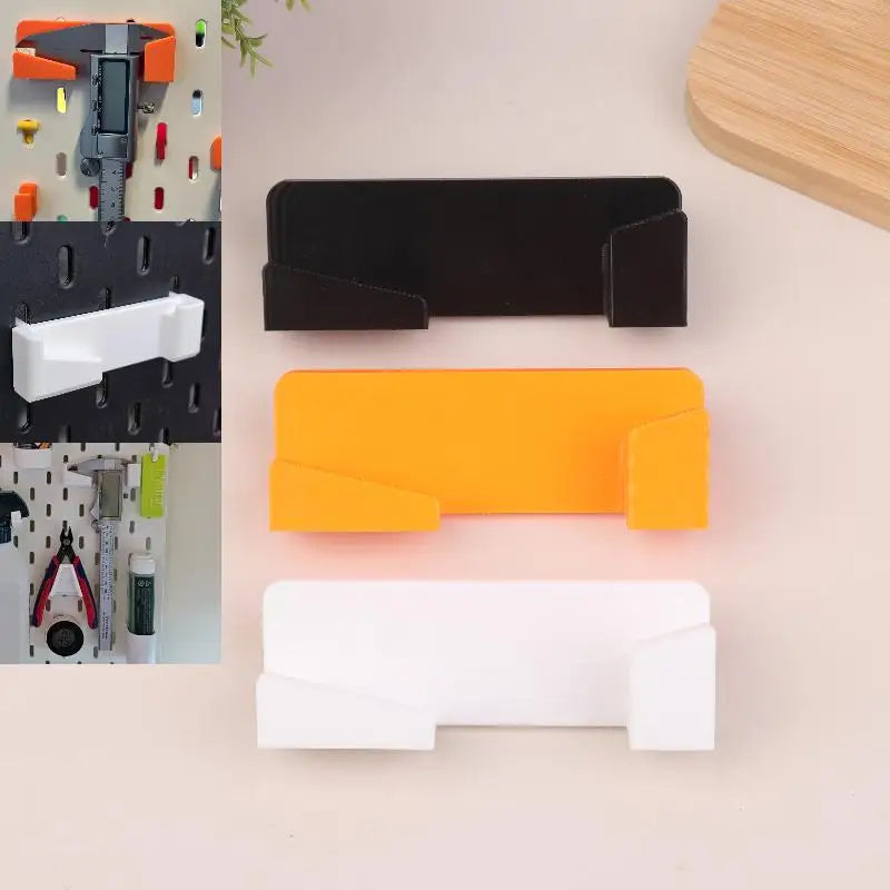 Wall Mount Vernier Caliper & Tape Measure Holder Organizer Tool Storage Organizer Richie's 2Pcs White