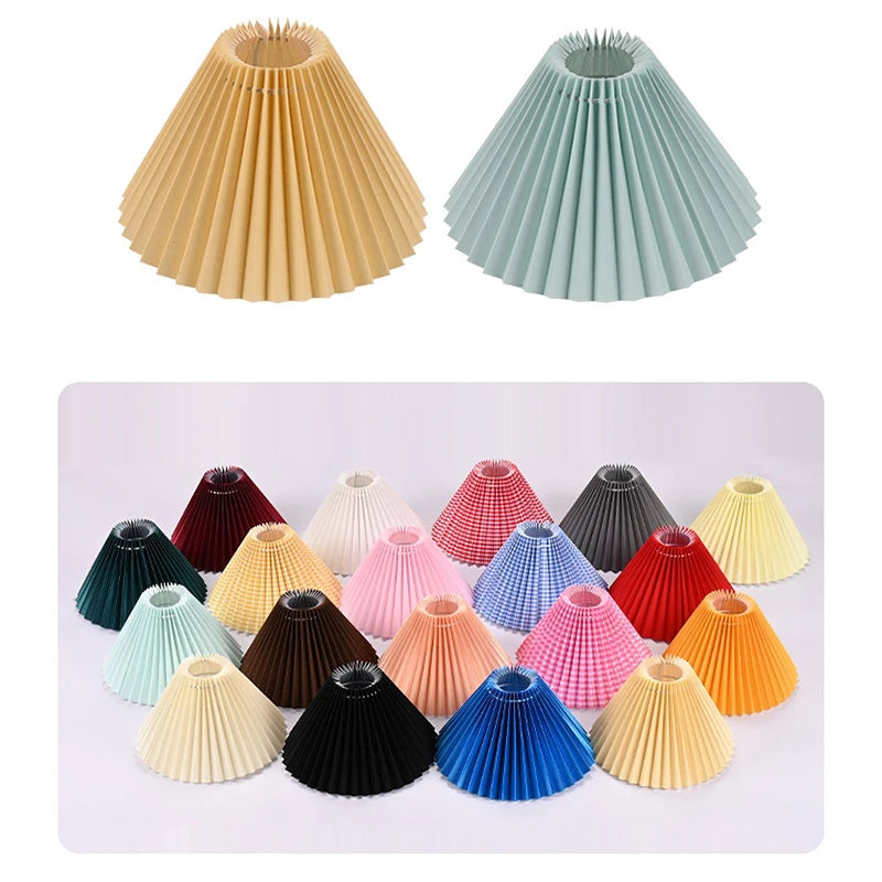 Pleated Fabric Lampshade – Retro DIY Table & Ceiling Lamp Cover Lamp Shade Richie's