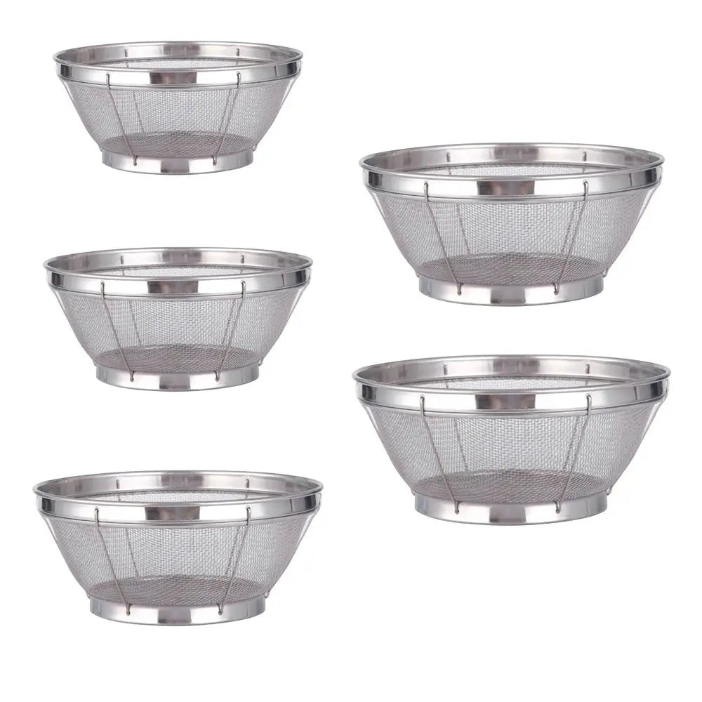 Stainless Steel Fine Mesh Strainer & Colander – Self-Draining Kitchen Colander Strainer Richie's