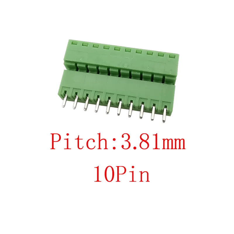 15EDG 3.81mm PCB Screw Terminal Block 5 Pair 2–12 Pin Connector PCB Terminal Block Richie's 10Pin