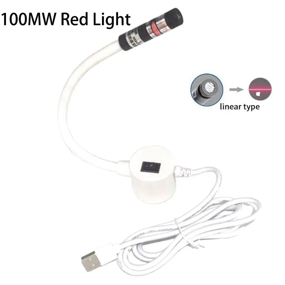 Magnetic Quilting Laser Guide Light – USB Dot Cross Line Sewing Quilting Laser Guide Richie's red light 100MW lien