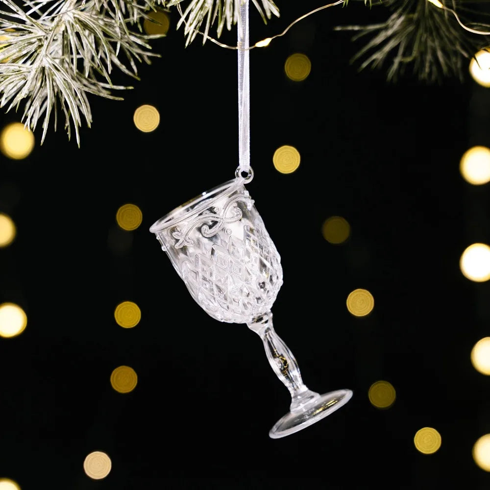 Clear Acrylic Christmas Tree Pendants – Transparent Ornaments Christmas Ornaments Richie's Style 3