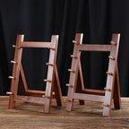 Multi-Layer Wood Katana Display Stand & Knife Rack – 4/5/6 Tier Wood Display Rack Richie's