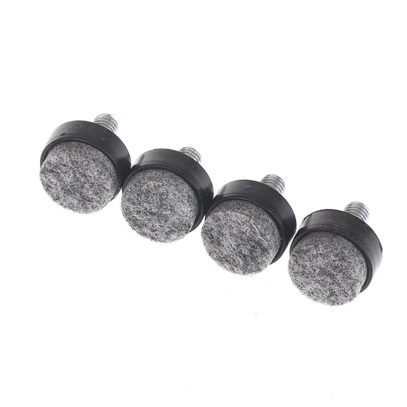 Adjustable Felt Furniture Leg Pads | M6 M8 Anti-Slip Screw Feet Furniture Leg Pads Richie's 4Pcs M6x20x12