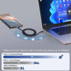 USB 3.2 Gen2 USB-C Cable 20Gbps 100W 8K 60Hz – 1M USB-C Cable Richie's
