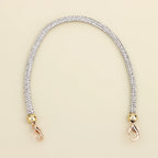 Rhinestone Handbag Chain Strap Loop Knot DIY Bag Accessory Handbag Chain Strap Richie's 06