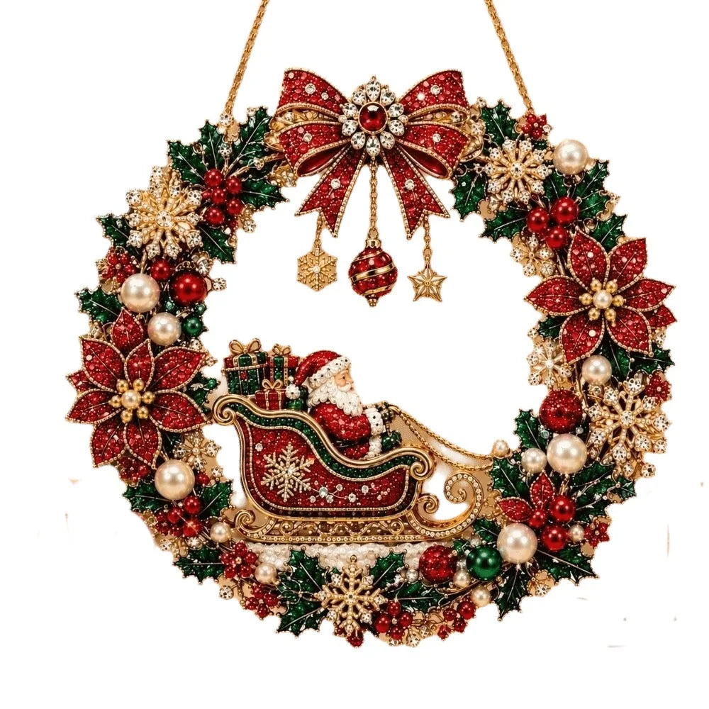 Christmas Diamond Art Suncatcher – Acrylic Pearl Window Hanging Christmas Suncatcher Richie's 6 25cm