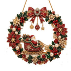Christmas Diamond Art Suncatcher – Acrylic Pearl Window Hanging Christmas Suncatcher Richie's 6 25cm