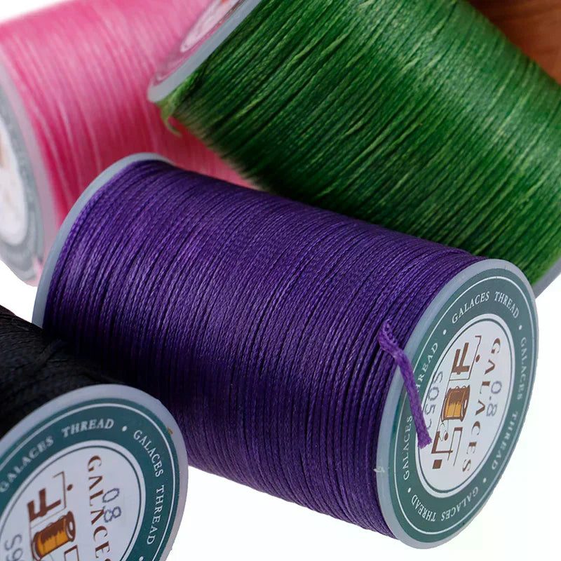 0.8mm Waxed Polyester Thread 90m – High-Strength DIY Sewing Cord Waxed Craft Thread Richie's
