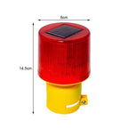 Solar LED Warning Light – Flashing Alarm Lamp, 500m Visibility Solar Warning Light Richie's