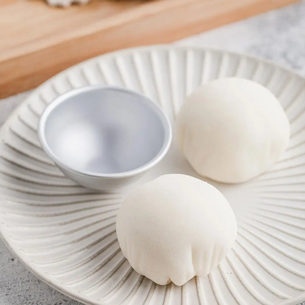 3D Aluminum Ball Mochi Mold – Snowball Cake Pastry Mould Cake & Pastry Mould Richie's