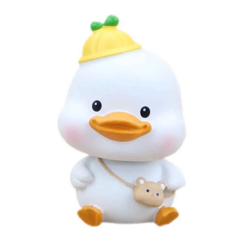 Resin Mini Duck Figurines – Cute Cartoon Duck DIY Decor Mini Duck Figurine Richie's C