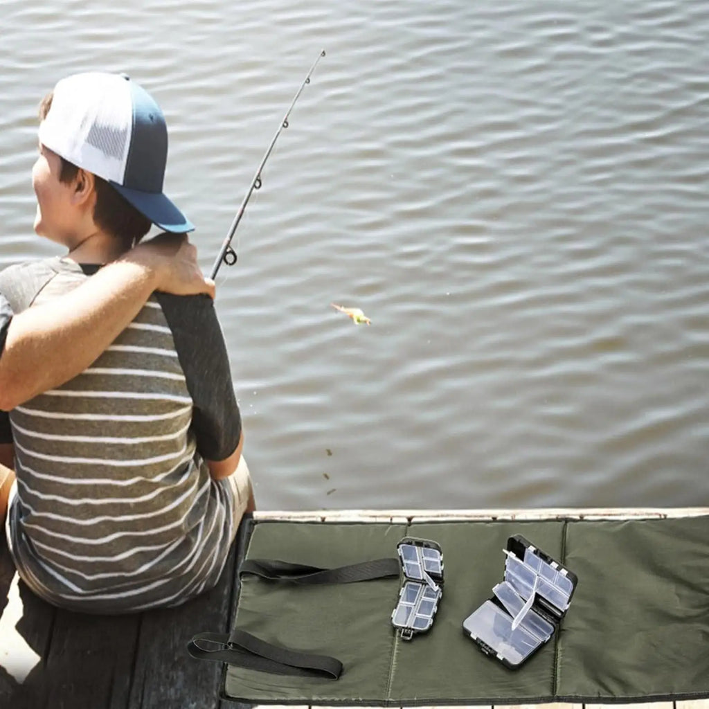 Foldable Carp Fishing Unhooking Mat – 3-Layer Protective Pad Fishing Unhooking Mat Richie's