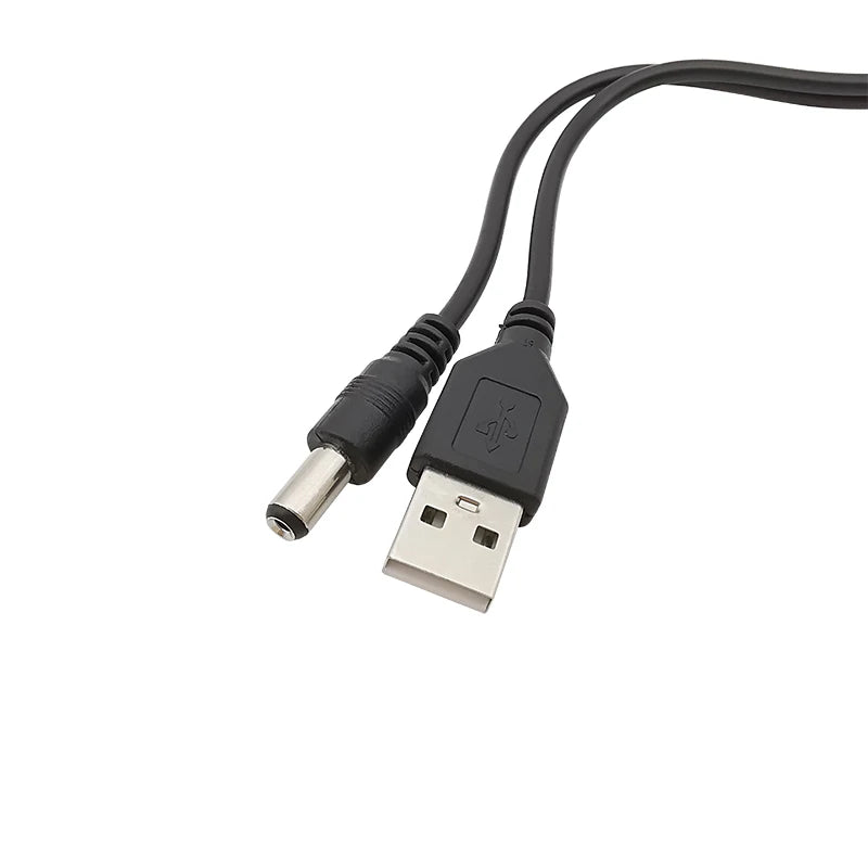 USB Type A to 5.5x2.1mm DC Power Cable 9V Male Plug 80cm DC Power Cable Richie's