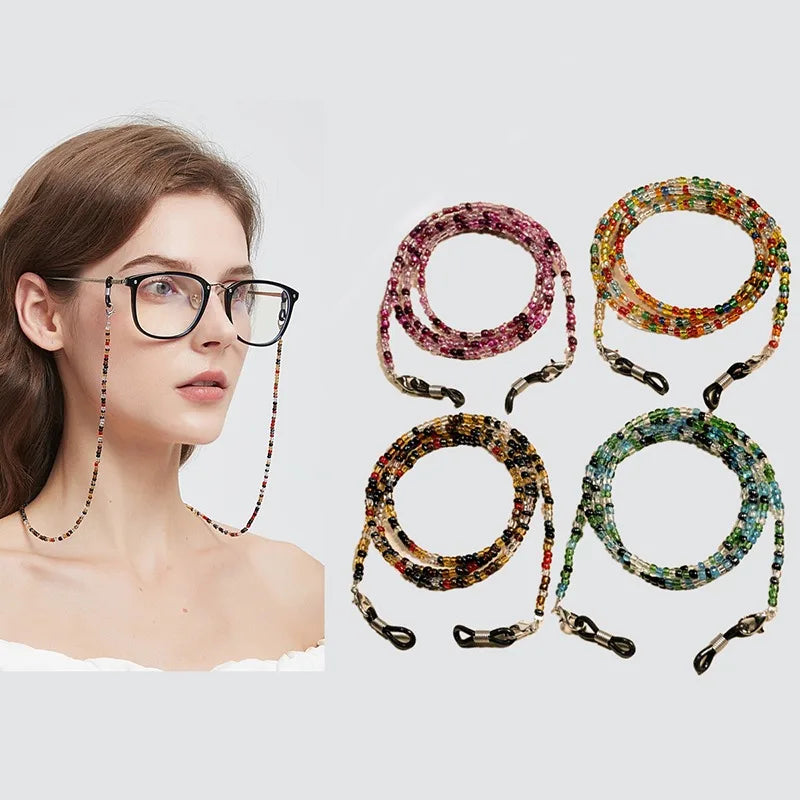 Handmade Beaded Glasses Chain – Non-Slip Unisex Eyeglass Lanyard Eyeglass Chain Lanyard Richie's