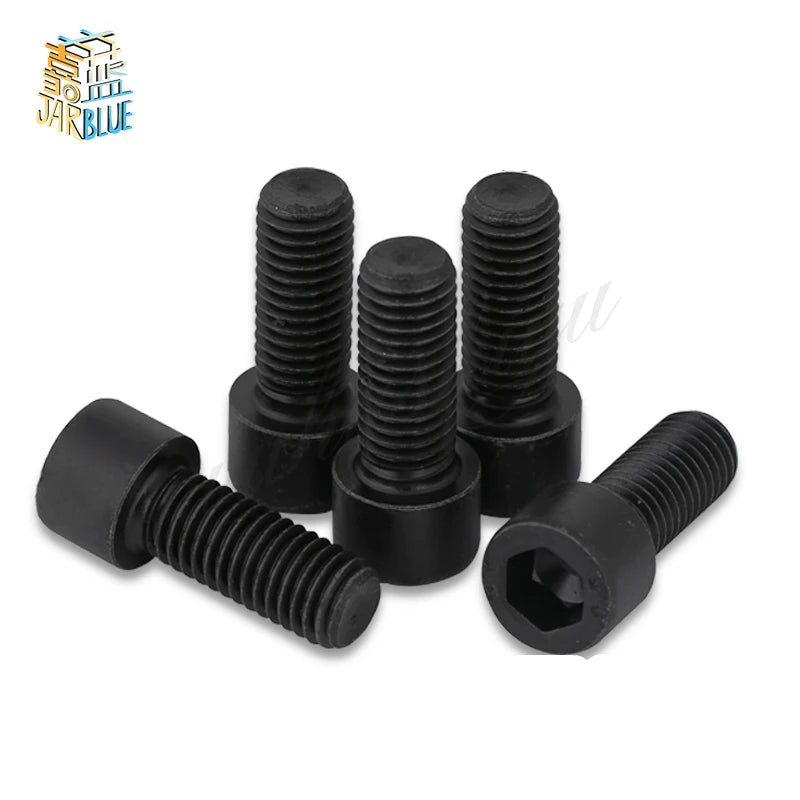 M3–M8 Grade 8.8 Hex Socket Cap Screws Black Oxide Allen Bolts 10PCS Hex Socket Cap Screws Richie's