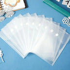 24-Pack Plastic Snap Closure Envelopes – Organizer Pouches Storage Pouches Richie's