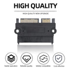 SATA 22-Pin Male to Female Power Data Adapter Converter SATA Cable Adapter Richie's