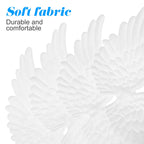 12Pcs White Mini Angel Wing Fabric Patches for DIY Crafts Fabric Craft Patches Richie's