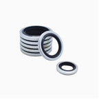 Bonded Washer Metal Rubber Gasket G1/8–G2 Oil Drain Sealing Ring Bonded Sealing Washer Richie's