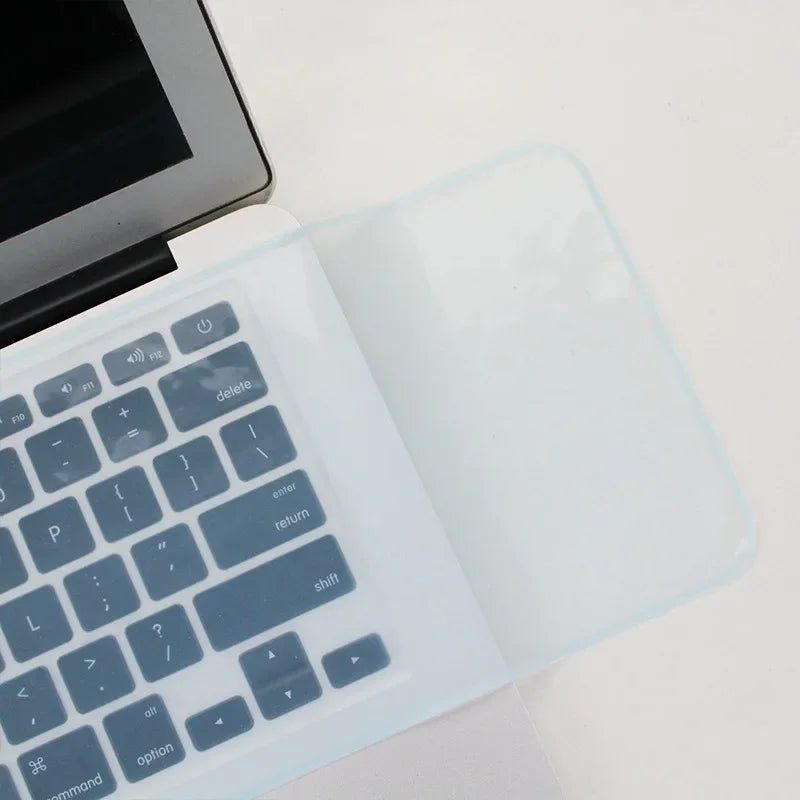Universal Silicone Laptop Keyboard Cover Protector 12–17 Inch Keyboard Protector Cover Richie's Blue-12-14inch