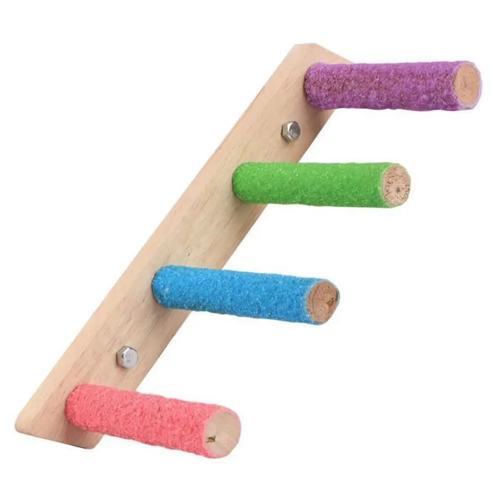 Wooden Bird Ladder Toy – 4/6/8 Rung Parrot Climbing Perch Bird Climbing Toy Richie's